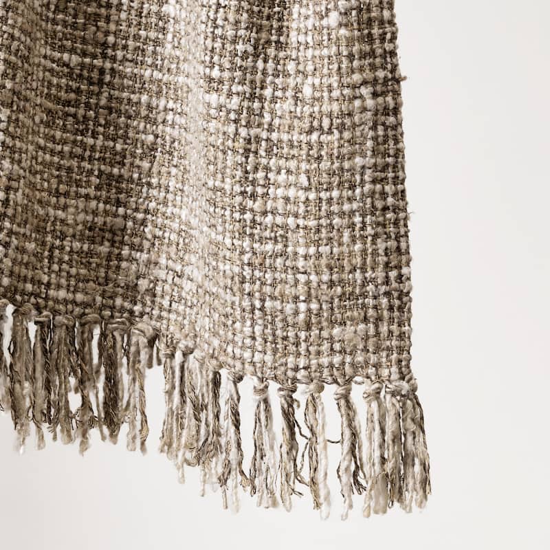 Villa by Classic Home Porter Cotton Blend Fabric Throw