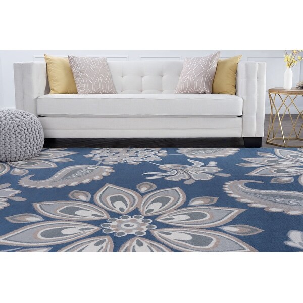 Alise Hamilton Floral Area Rug. Opens flyout.