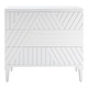 preview thumbnail 1 of 9, Uttermost Colby 36" Wide 3 Drawer Rubberwood Dresser Crisp White
