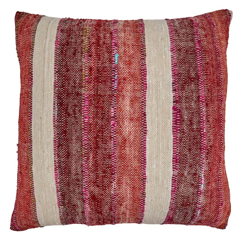 Throw Pillow With Striped Design