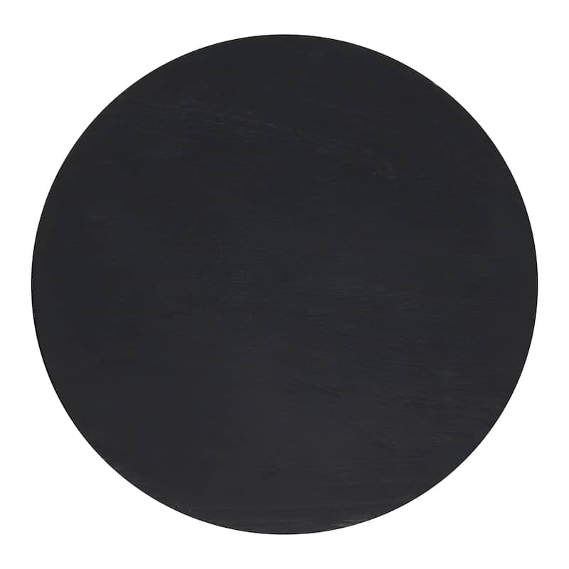 Wisdom Side Table Black - 12.8" W x 12.8" D x 18.5" H