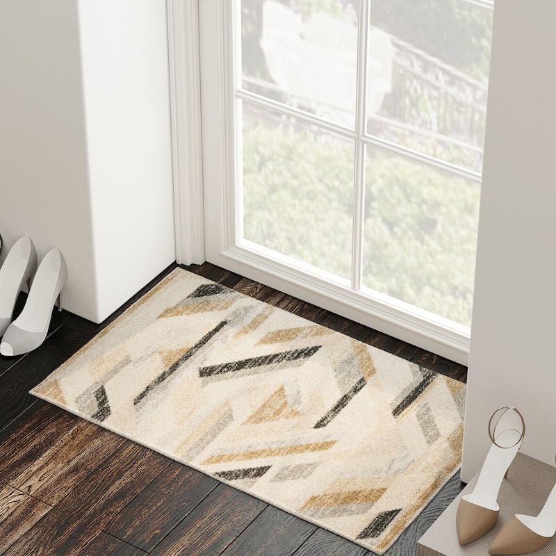 Traditional Grey/Beige Oriental Area Rug
