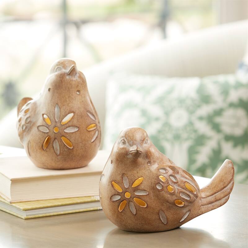 LED Bird Figurine (Set of 2)