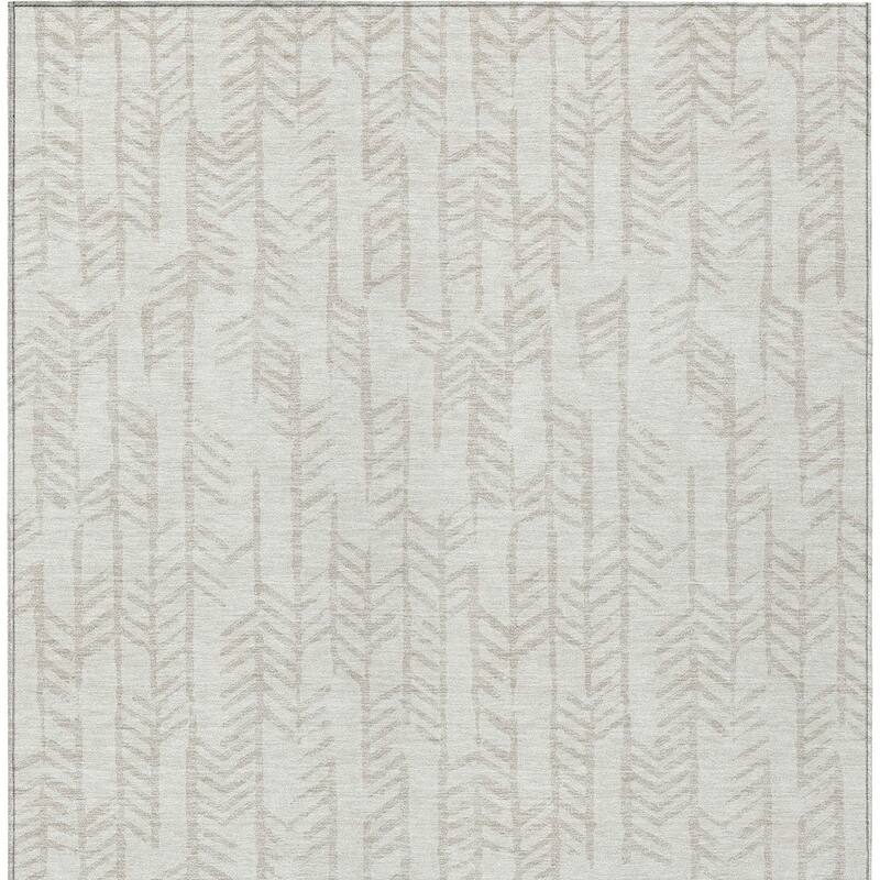 HomeRoots Tribal Transitional Rectangle Outdoor Rug