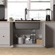 preview thumbnail 25 of 35, Lefton 304 Stainless Steel Waterfall Kitchen Sink Set with Pull-down Faucet KS2207 (Series)