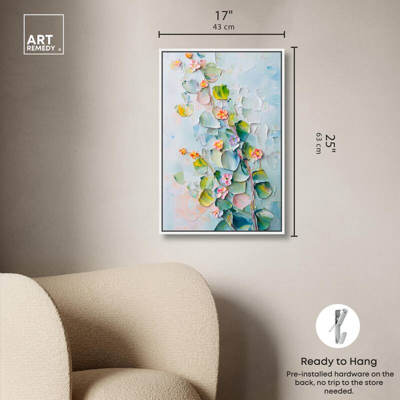 Textured Tendrils I Canvas by Art Remedy
