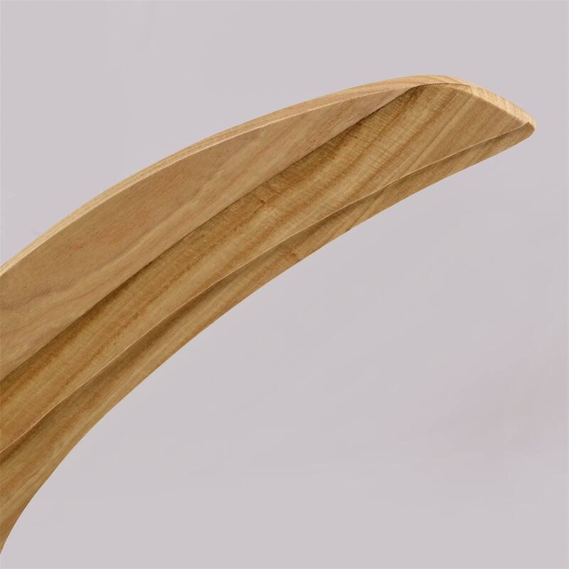 52" Flush Mount Ceiling Fan Solid Wood Blades Ceiling Fan With Light