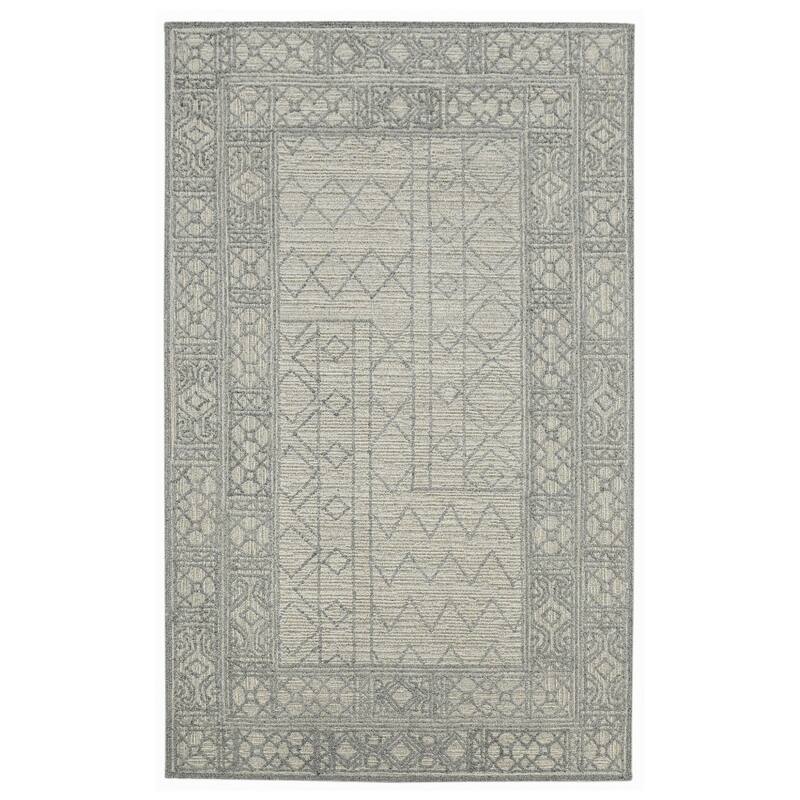 HomeRoots Southwestern Lodge Rectangle Area Rug