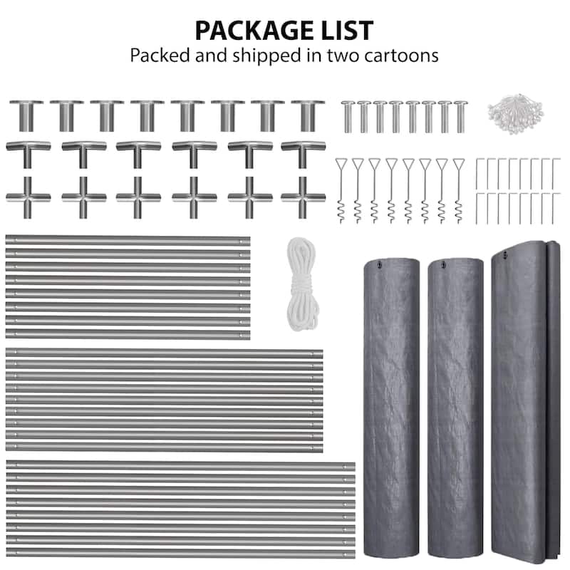 10x20ft,13x20ft Carport Portable Garage