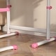 preview thumbnail 9 of 25, Qaba Kids Desk and Chairs Set, Height Adjustable Children School Study Desk with Tilt Desktop, Storage Drawer