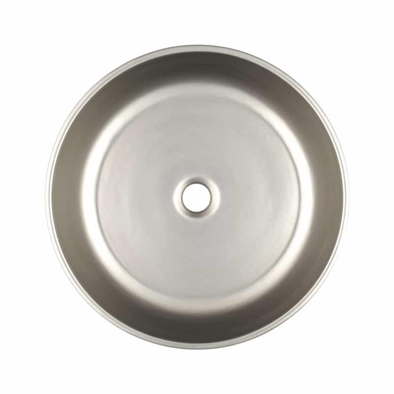 Bliss Fireclay Vessel Bathroom Sink - 16" x 16" x 4.5"