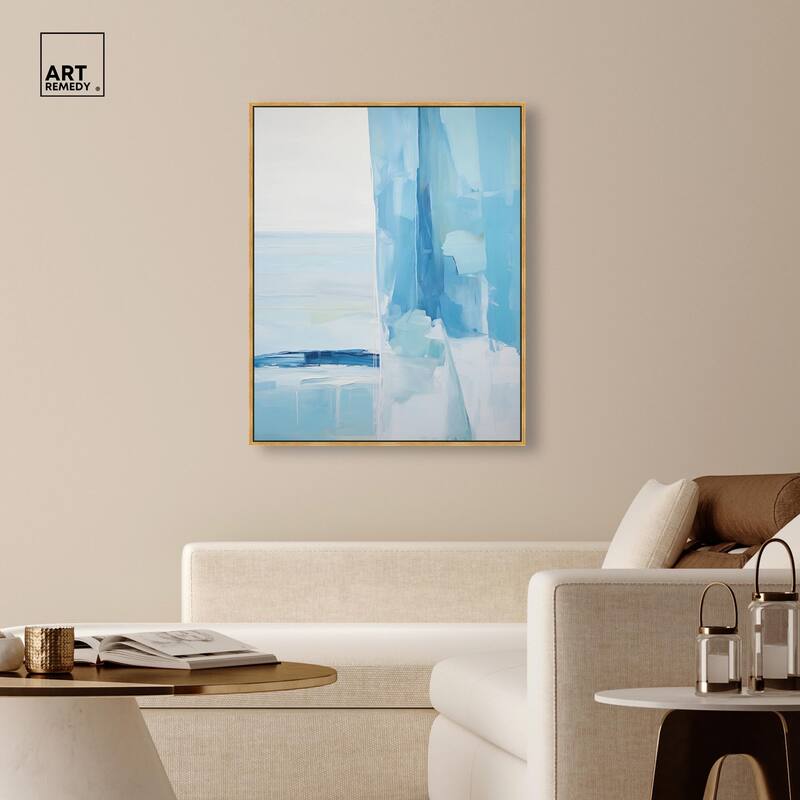 Seraphic Blues I Canvas by Art Remedy