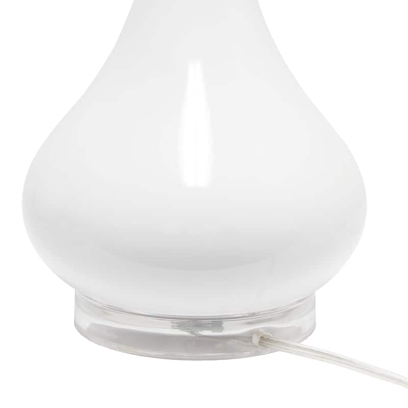 Lalia Home Droplet Table Lamp with Fabric Shade