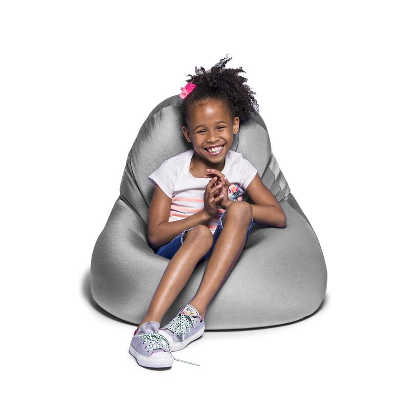 Jaxx Nimbus Spandex Bean Bag Chair for Kids - Grey