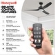 preview thumbnail 30 of 33, 52" Honeywell Lynton Indoor/Outdoor Ceiling Fan with Color Changing LED Light, Remote Control, High Performance Blades