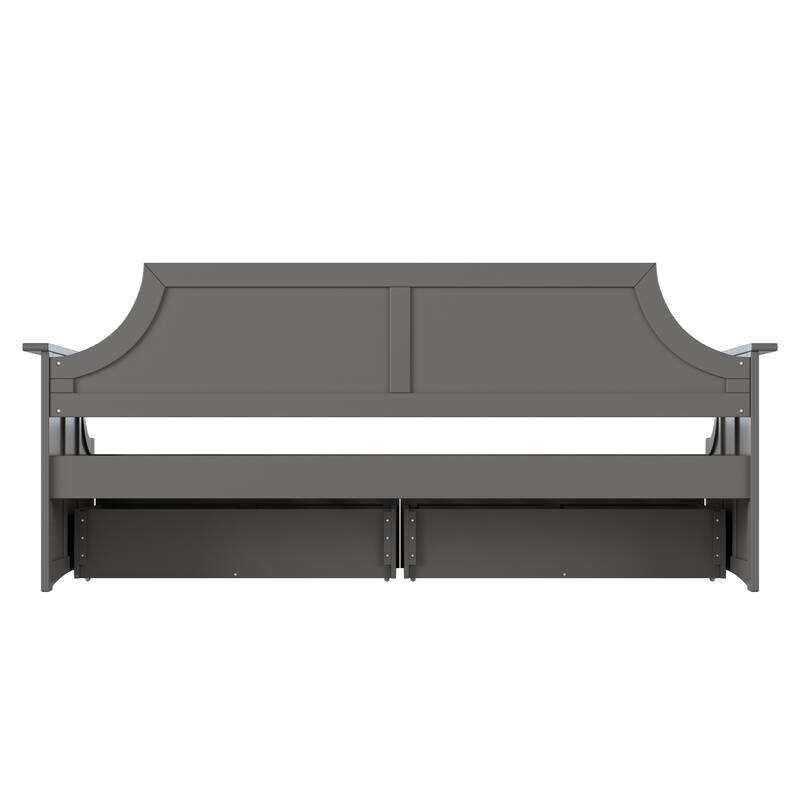 Cambridge Twin Wood Daybed with Set of 2 Drawers