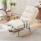 preview thumbnail 6 of 16, Modern Teddy Gliding Rocking Chair for Nursery, Living Room, Bedroom