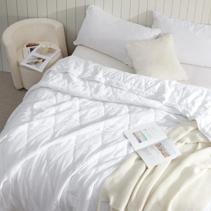 Dark Sky Reserve® - Portugal Made Linen-Cotton Supersoft Comforter - White