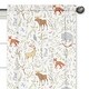 preview thumbnail 3 of 3, Sweet Jojo Designs Woodland Toile 84-inch Window Treatment Curtain Panel Pair