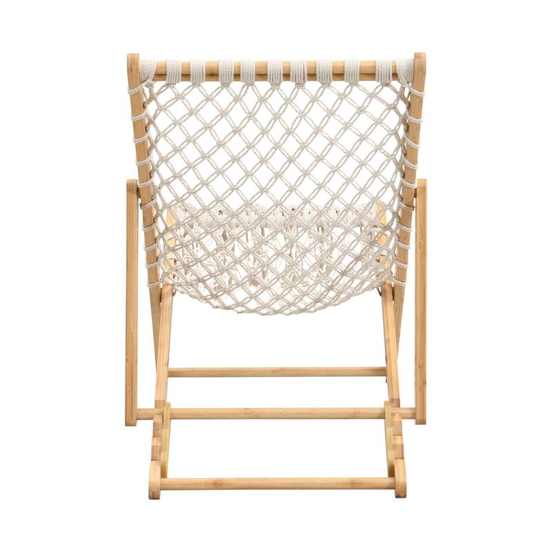Set of 2 Weaving Chair, with Handwoven Rope for Patio,Living Room, Garden, Balcony