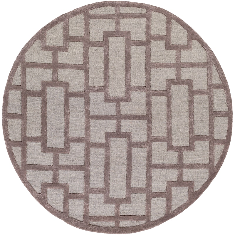 Hand-Tufted Thaxted Wool Area Rug - 6' Round