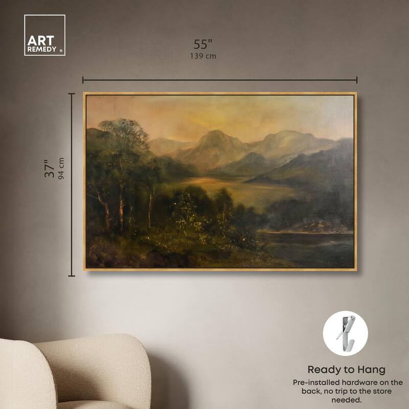 Highland Hues Canvas by Art Remedy