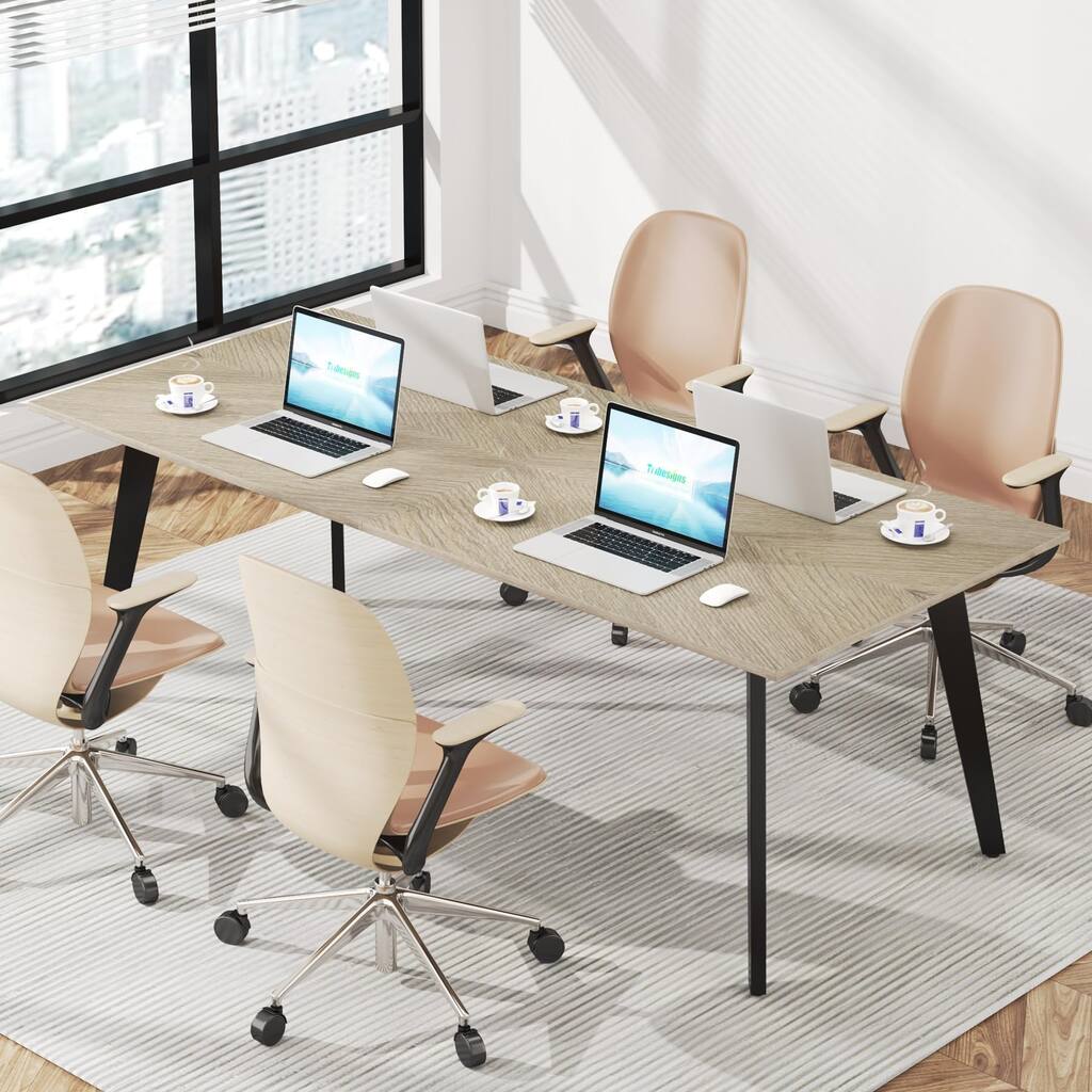 6FT Conference Table Rectangular Meeting Table