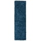 preview thumbnail 64 of 123, SAFAVIEH August Shag Veroana Solid 1.5-inch Thick Rug 2' x 11' Runner - Navy - Runner