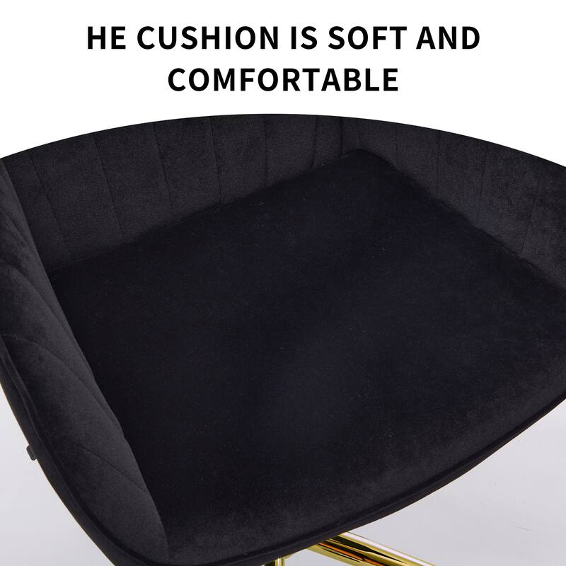 Modern Office Chair Ergonomic Office Chair with Adjustable Swivel Backrest, for Home Office Bedroom and Study
