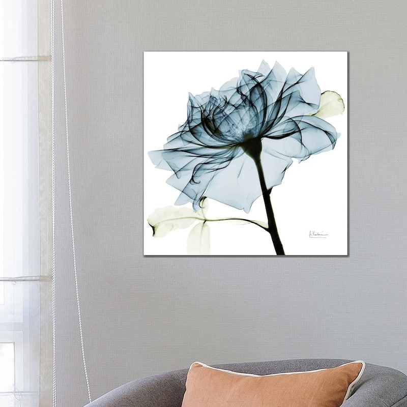 iCanvas "Teal Rose III" by Albert Koetsier Canvas Print - 26x26x1.5