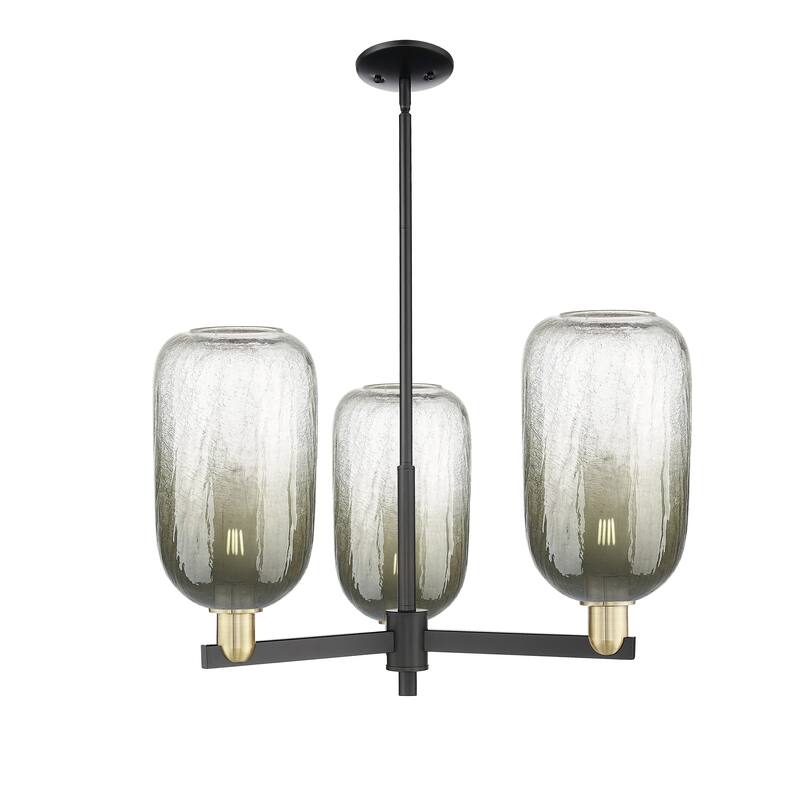 Innovations Lighting Downtown Urban - Brookhaven Cloche - 3 Light 18" Stem Hung Chandelier