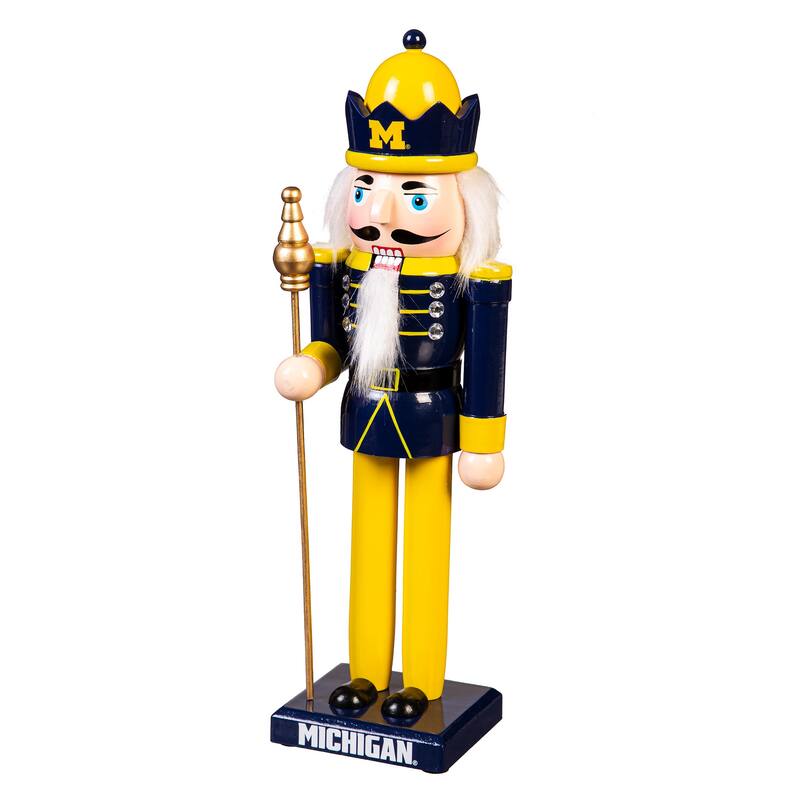 Nutcracker Statue, University Of Michigan - 4.92''W x 4.53''H x 13.78
