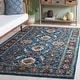 preview thumbnail 1 of 37, SAFAVIEH Handmade Blossom Menga Contemporary Wool Rug 3' x 5' - Blue/Green - Rectangle