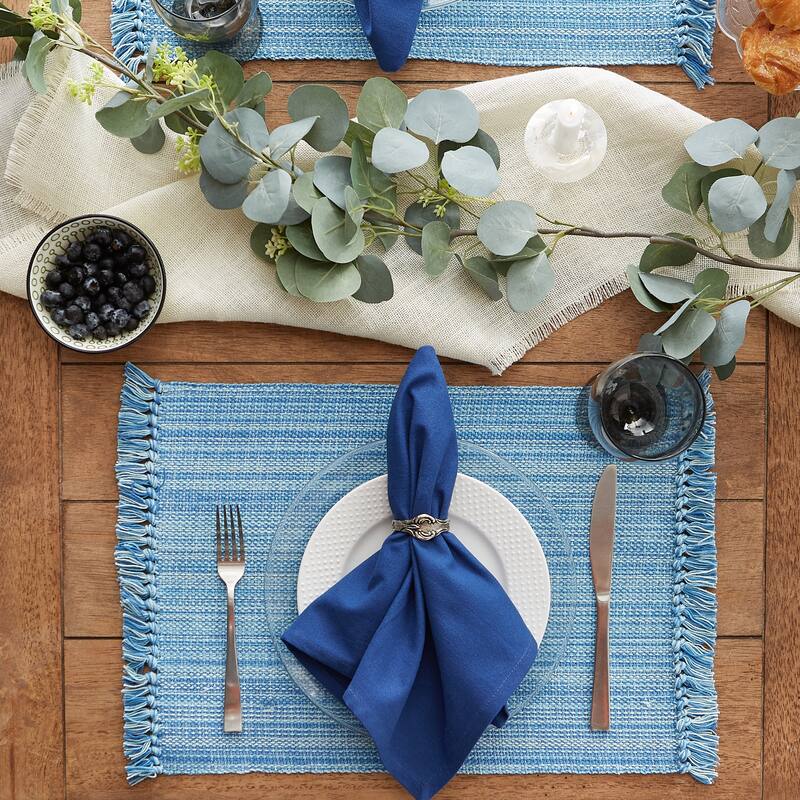 DII Solid Cotton Napkin Set/6