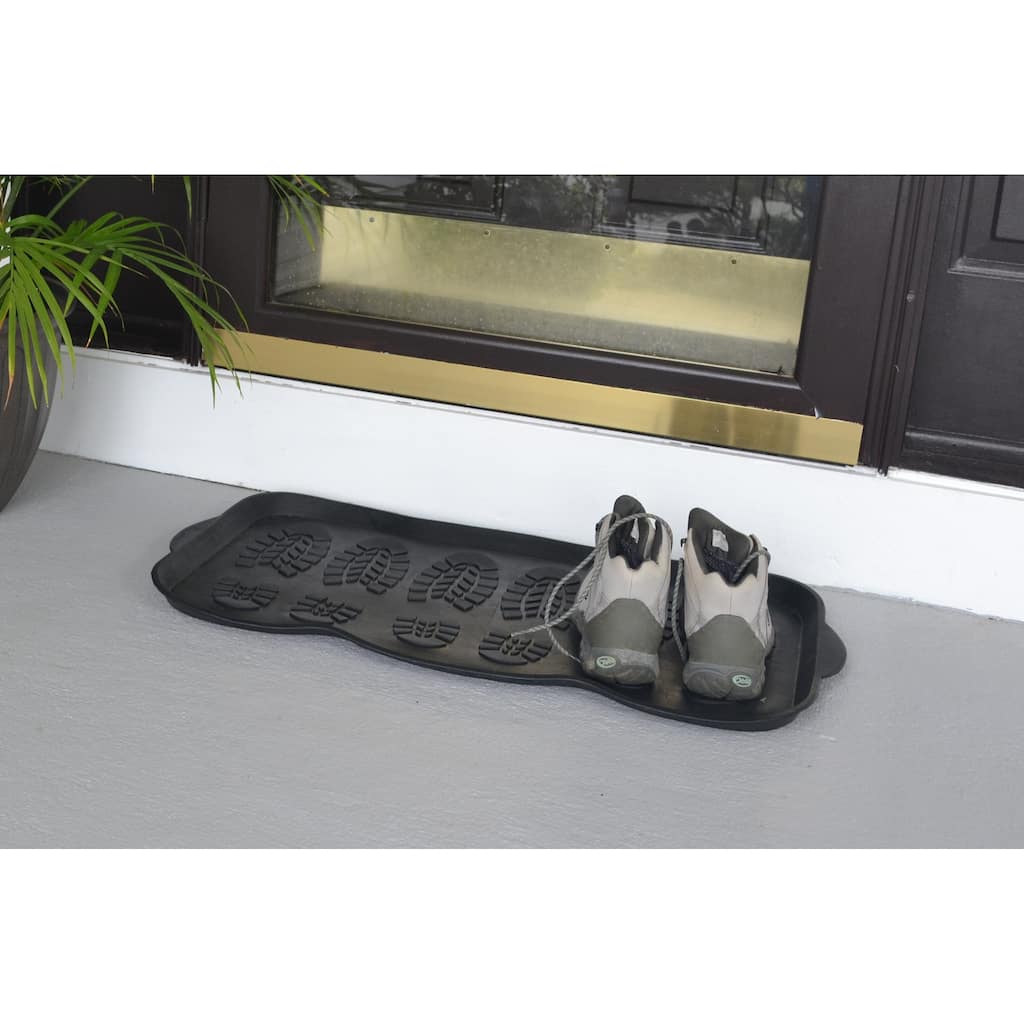 Boot Tray Rubber Accent Outdoor Door Mat