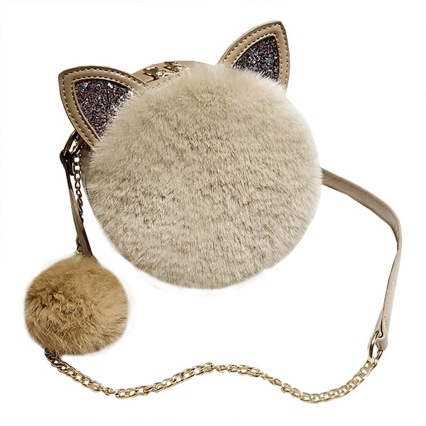 cat fur purse