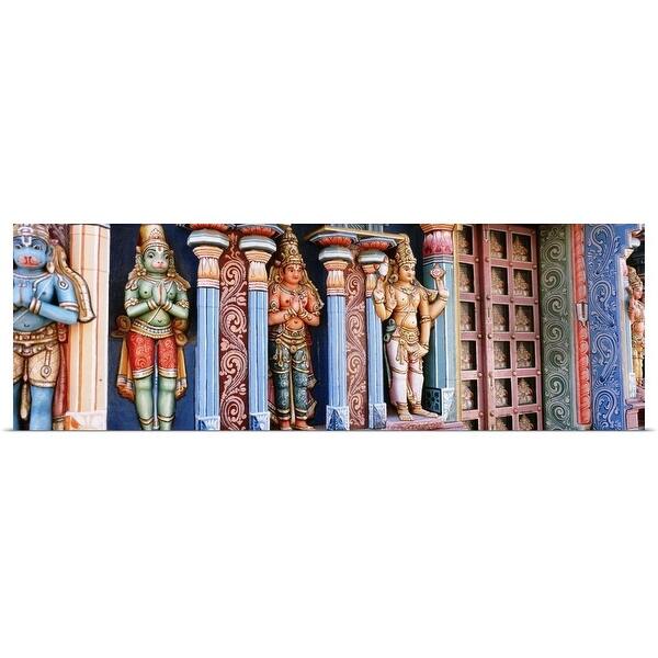 Statues Of Hindu Gods Carved In A Temple Tiruchirapalli Tamil Nadu India Poster Print Overstock 16883626 History has produced thousands of strange and mysterious temples that are today lost and gods are worshiped differently here than in europe. usd
