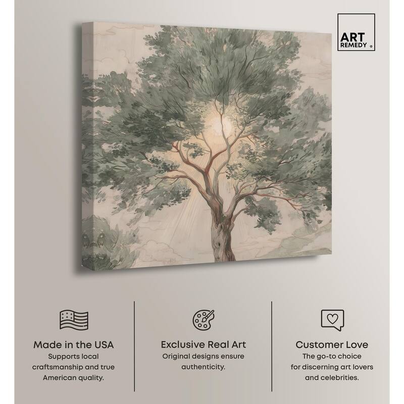 Emanating Branches II Canvas by Art Remedy, Gallery Wrapped