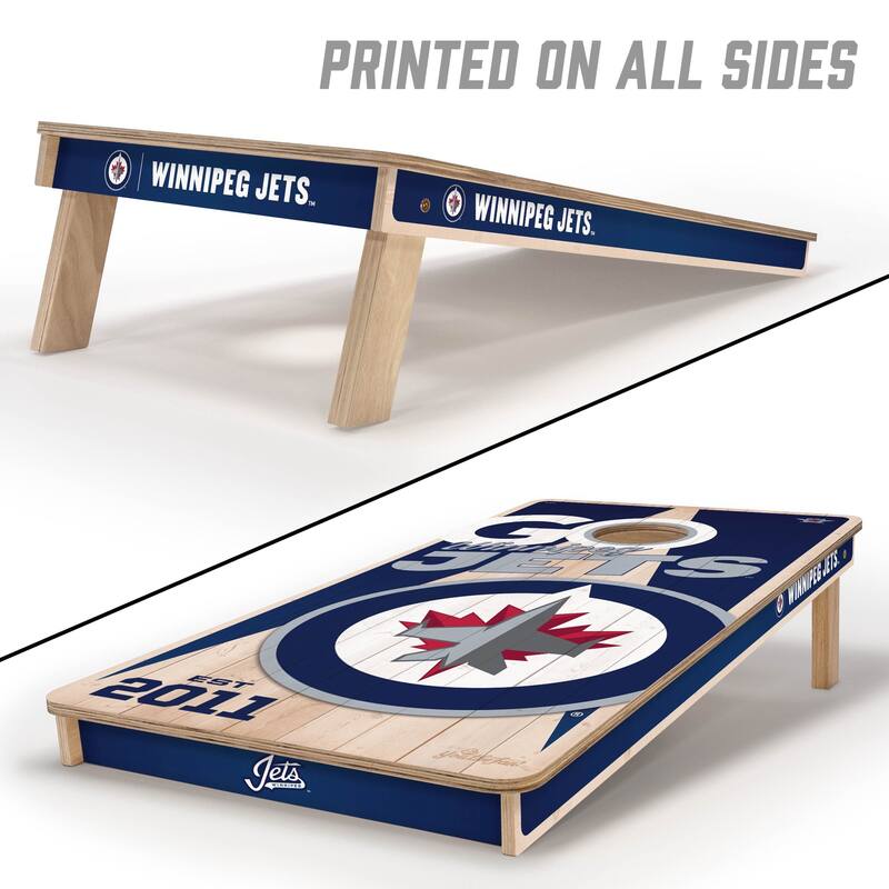 Winnipeg Jets NHL 2x4 Cornhole Board Set