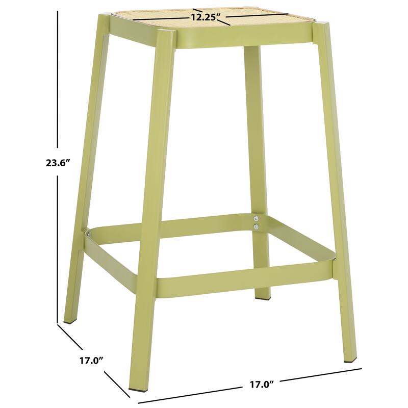 SAFAVIEH Byrdie 24-inch Counter Stool - 17 In. W x 17 In. D x 23.6 In. H - 17Wx17Dx24H
