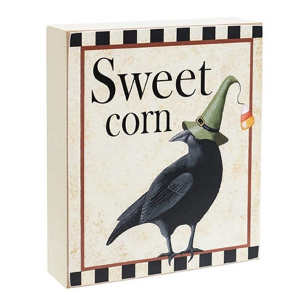 Sweet Corn Wooden Fall Box Sign for Farmhouse Decor