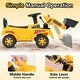 preview thumbnail 8 of 7, Costway Kids Ride on Bulldozer with Adjustable Bucket Engine Sound - See Details