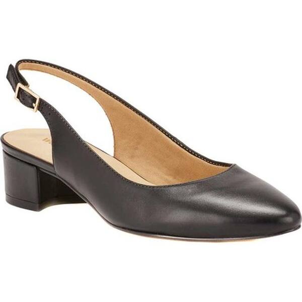 Shop Walking Cradles Women's Hazel Slingback Black Leather Free