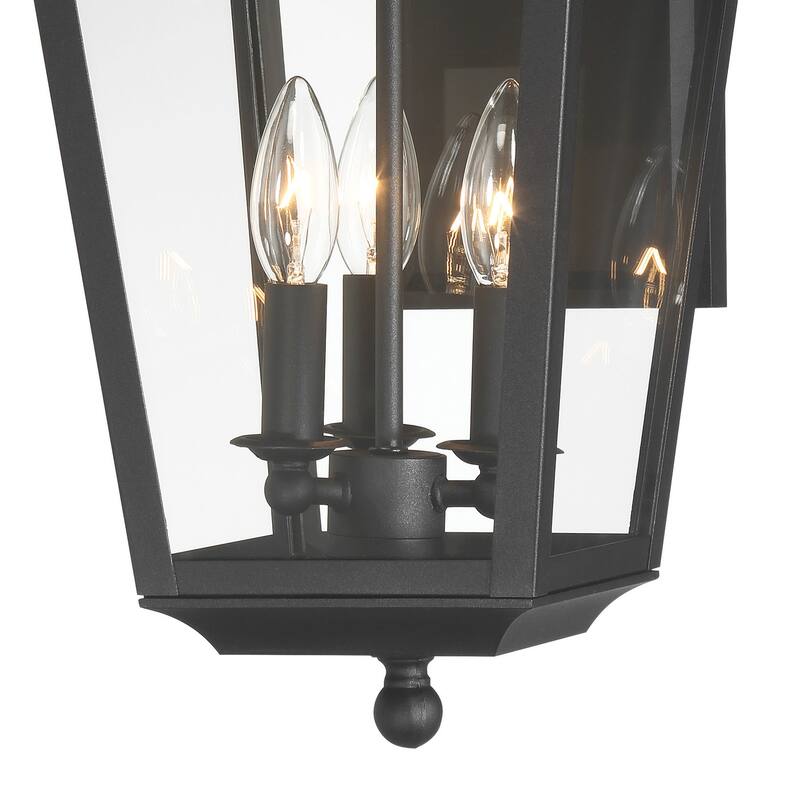 The Great Outdoors 73343 Altimeter 3 Light 18" Tall Outdoor Wall