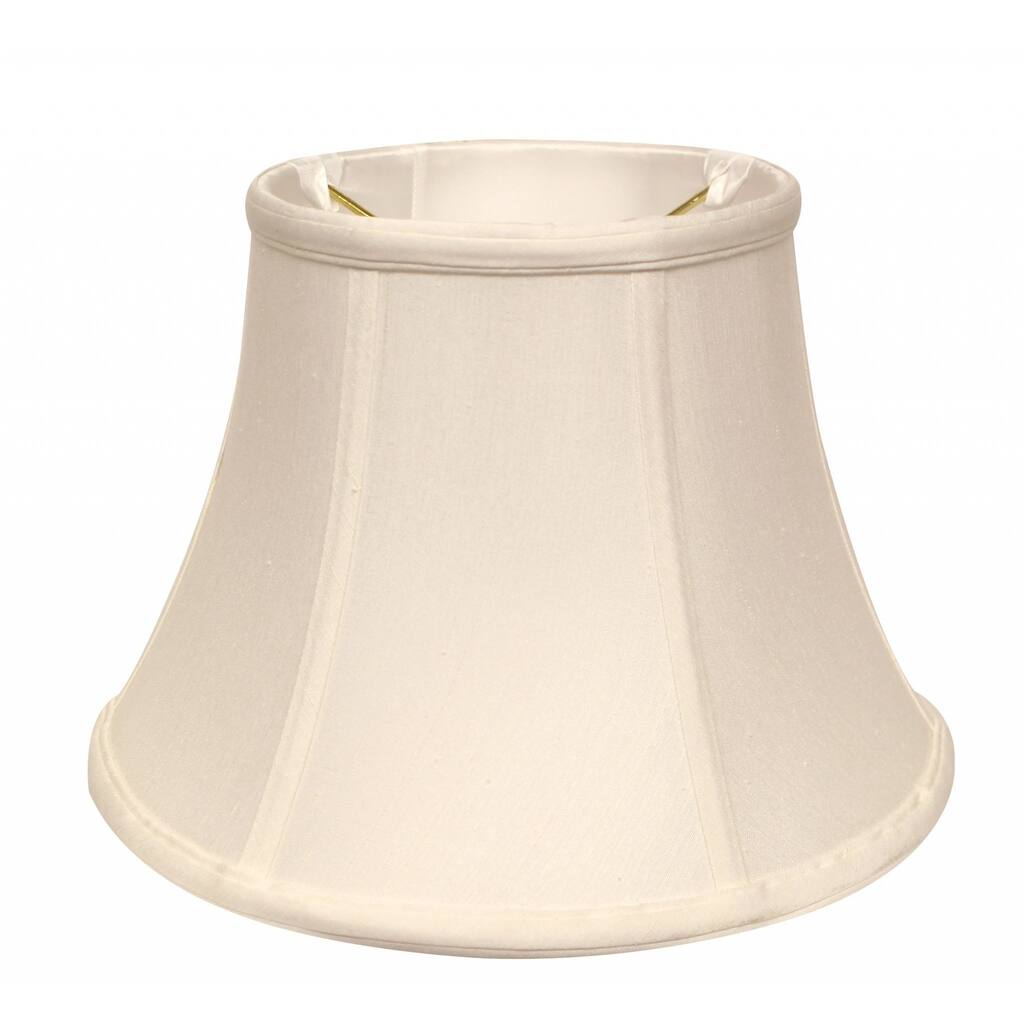 HomeRoots 18" White Drum Monay Shantung Lampshade - 18