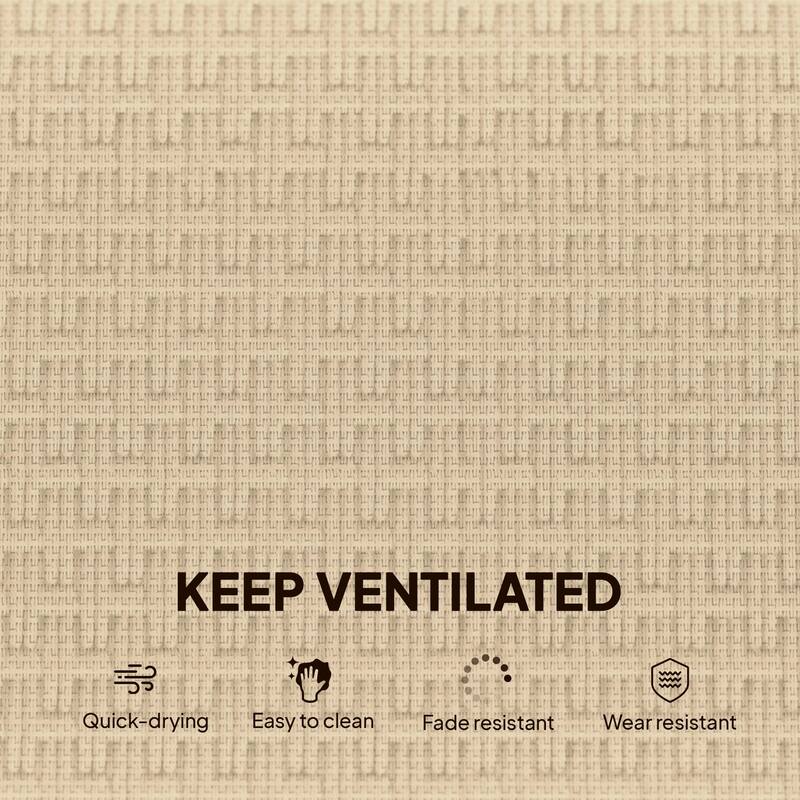 Outsunny Outdoor Glider Chair Set of 2, Gliders for Outside Patio with Smooth Rocking Mechanism