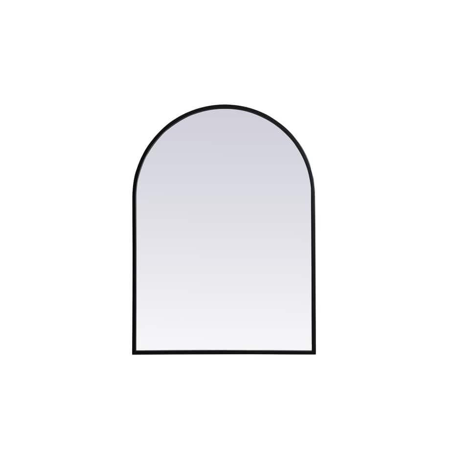 Indigo Home Metal Frame Arch Mirror 22x30 Inch