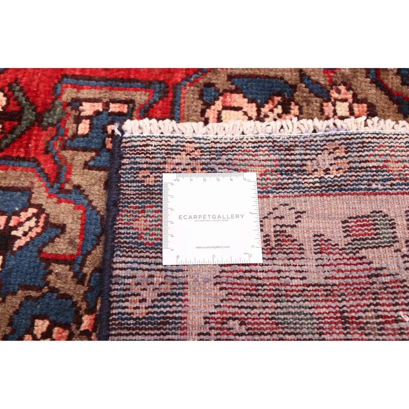 ECARPETGALLERY Hand-knotted Konya Anatolian Red Wool Rug - 6'8 x 9'11