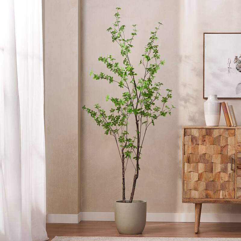 180cm Artificial Disc Leaf Tree - Green