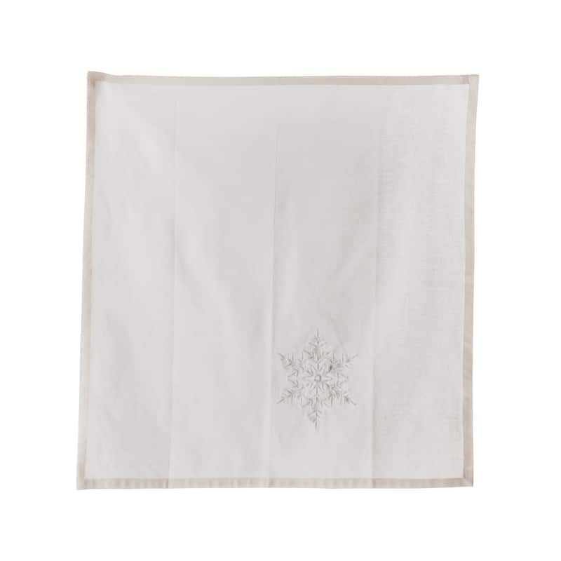 Snowflake 20x20 Napkin - Natural